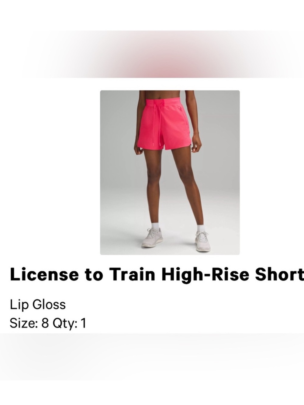 Lululemon licence to train hi rise shorts